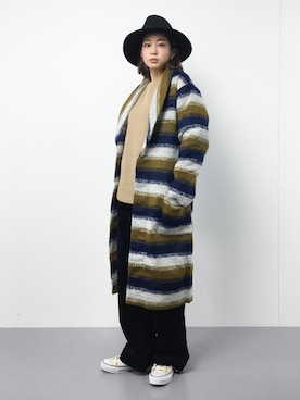 「Factor=（ファクターイコール）のアイテム（ジャケット/アウター）」を使った、mihiroさん（レディース・156cm）の冬コーディネート