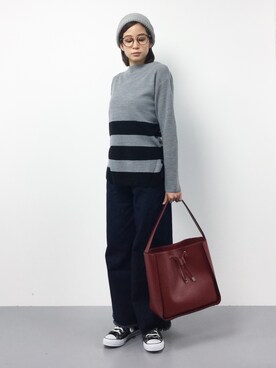 mihiroさん（レディース・156cm）の冬コーディネート