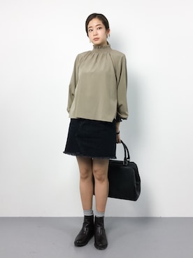 mihiroさん（レディース・156cm）の冬コーディネート