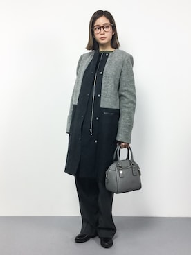 mihiroさん（レディース・156cm）の冬コーディネート