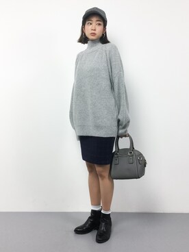 mihiroさん（レディース・156cm）の冬コーディネート