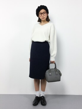 mihiroさん（レディース・156cm）の冬コーディネート