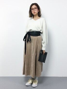 mihiroさん（レディース・156cm）の冬コーディネート