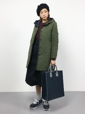 mihiroさん（レディース・156cm）の冬コーディネート