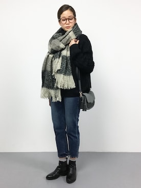 mihiroさん（レディース・156cm）の冬コーディネート