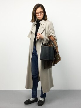 mihiroさん（レディース・156cm）の冬コーディネート