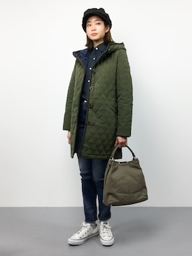 mihiroさん（レディース・156cm）の冬コーディネート