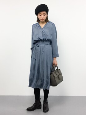 mihiroさん（レディース・156cm）の冬コーディネート