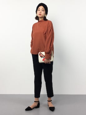 mihiroさん（レディース・156cm）の冬コーディネート