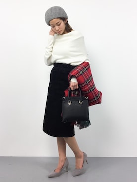 mihiroさん（レディース・156cm）の冬コーディネート