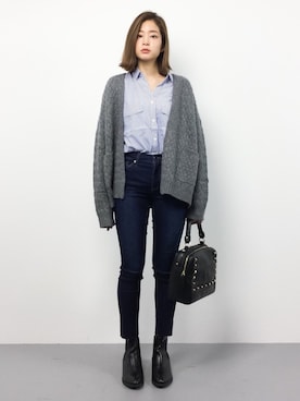 mihiroさん（レディース・156cm）の冬コーディネート