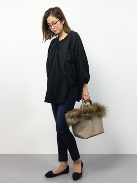 mihiroさん（レディース・156cm）の冬コーディネート