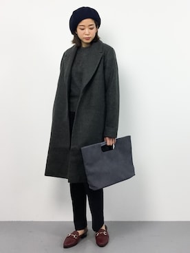 mihiroさん（レディース・156cm）の冬コーディネート