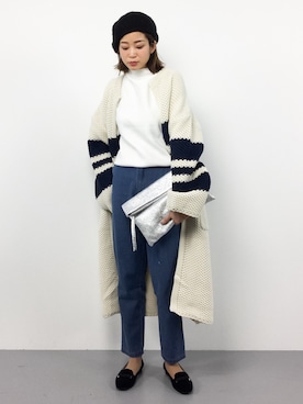 mihiroさん（レディース・156cm）の冬コーディネート