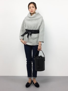 mihiroさん（レディース・156cm）の冬コーディネート