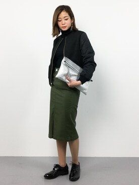 mihiroさんの「【Oggi 6月号掲載】カラータイトスカート」を使ったコーディネート