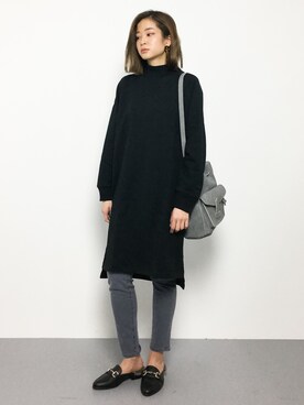 「Settimissimo（セッティミッシモ）のアイテム（バッグ）」を使った、mihiroさん（レディース・156cm）の冬コーディネート