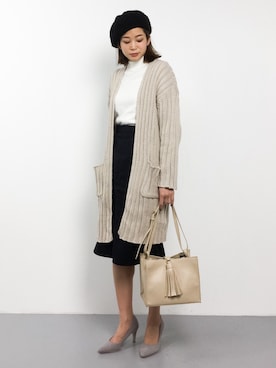 mihiroさん（レディース・156cm）の冬コーディネート