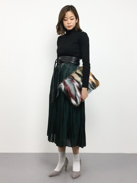 mihiroさん（レディース・156cm）の冬コーディネート