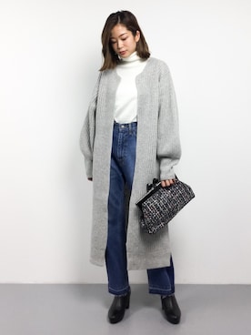 mihiroさん（レディース・156cm）の冬コーディネート