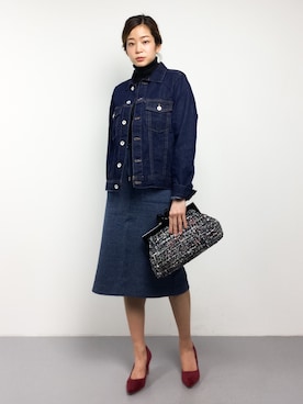 mihiroさん（レディース・156cm）の冬コーディネート