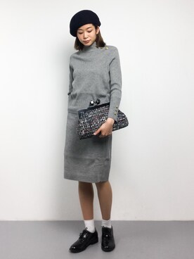 mihiroさん（レディース・156cm）の冬コーディネート