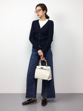 「La TOTALITE（ラトータリテ）のアイテム」を使った、mihiroさん（レディース・156cm）の冬コーディネート