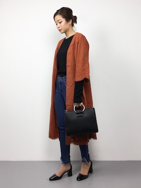 mihiroさん（レディース・156cm）の冬コーディネート