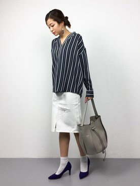 mihiroさん（レディース・156cm）の冬コーディネート