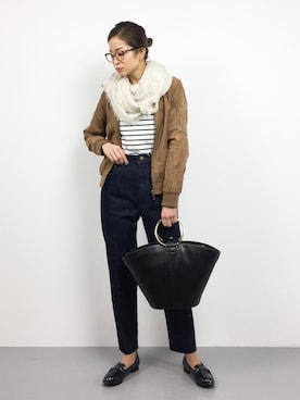 mihiroさん（レディース・156cm）の冬コーディネート