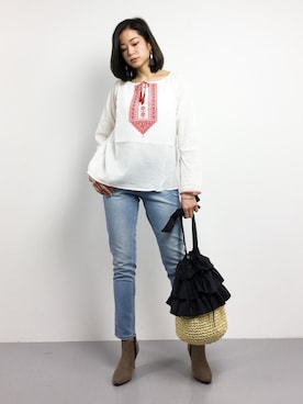 mihiroさん（レディース・156cm）の冬コーディネート