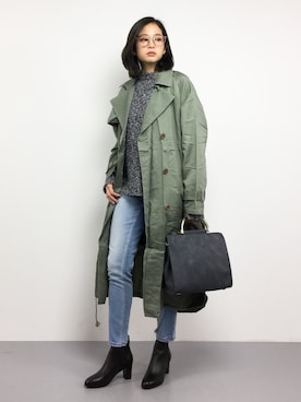 mihiroさん（レディース・156cm）の冬コーディネート