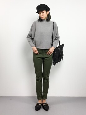 mihiroさん（レディース・156cm）の冬コーディネート