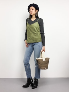 mihiroさん（レディース・156cm）の冬コーディネート