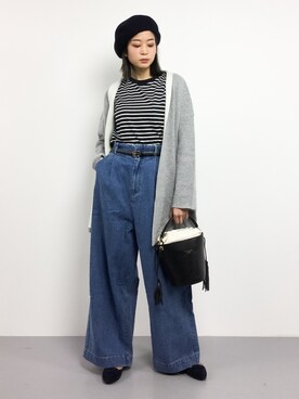 mihiroさん（レディース・156cm）の冬コーディネート