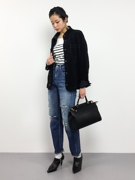 mihiroさん（レディース・156cm）の冬コーディネート