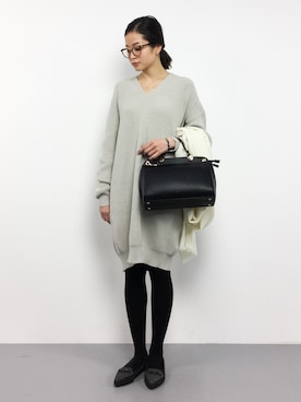 mihiroさん（レディース・156cm）の冬コーディネート