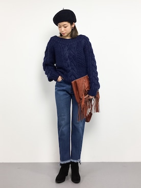 mihiroさん(レディース・156cm)の冬コーディネート