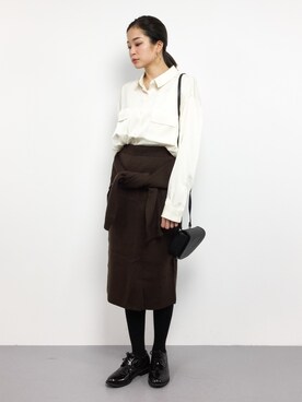 mihiroさん（レディース・156cm）の冬コーディネート