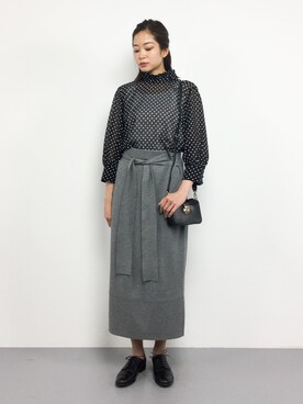 mihiroさん（レディース・156cm）の冬コーディネート