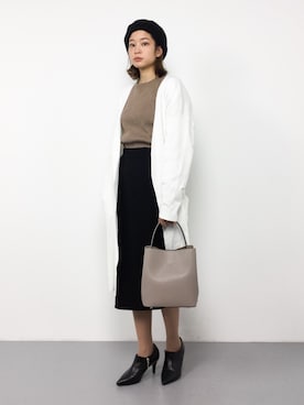 「Magia（マージア）のアイテム」を使った、mihiroさん（レディース・156cm）の春コーディネート