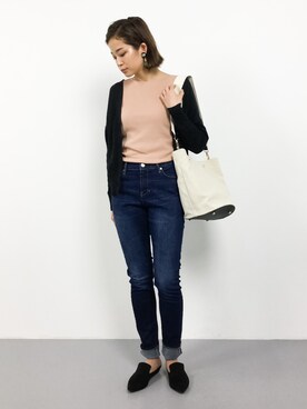 「abcdevol（エービーシーディーイーボル）のアイテム」を使った、mihiroさん（レディース・156cm）の春コーディネート