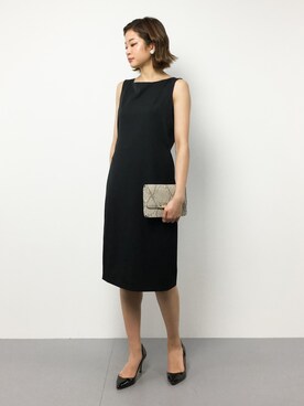 「M.deux（エムドゥ）のアイテム（ワンピース）」を使った、mihiroさん（レディース・156cm）の春コーディネート