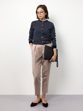 IENA（イエナ）の「NAOS GASS クルーネック カーディガン