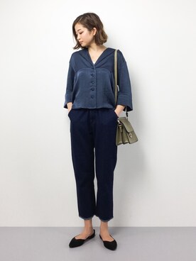 mihiroさん（レディース・156cm）の夏コーディネート