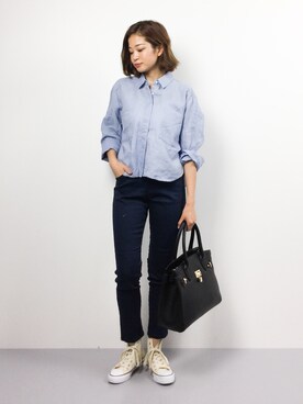 mihiroさん（レディース・156cm）の夏コーディネート