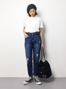 mihiroさん（レディース・156cm）の夏コーディネート