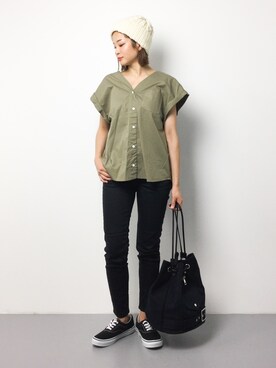 mihiroさん（レディース・156cm）の夏コーディネート