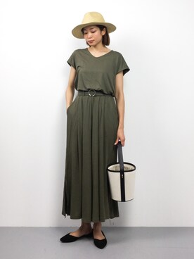 mihiroさん（レディース・156cm）の夏コーディネート