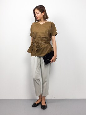 mihiroさん（レディース・156cm）の夏コーディネート